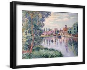 The Old Samois, c.1900-Armand Guillaumin-Framed Giclee Print