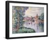 The Old Samois, c.1900-Armand Guillaumin-Framed Giclee Print