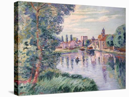 The Old Samois, c.1900-Armand Guillaumin-Stretched Canvas