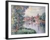 The Old Samois, c.1900-Armand Guillaumin-Framed Giclee Print