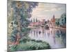 The Old Samois, c.1900-Armand Guillaumin-Mounted Giclee Print