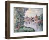 The Old Samois, c.1900-Armand Guillaumin-Framed Giclee Print