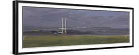 The Old Severn Bridge, December-Tom Hughes-Framed Giclee Print