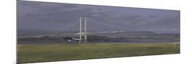 The Old Severn Bridge, December-Tom Hughes-Mounted Giclee Print