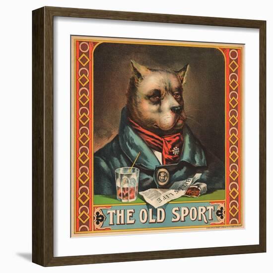 The Old Sport-null-Framed Giclee Print