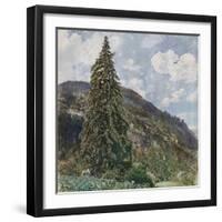 The Old Spruce in Bad Gastein, 1899-Rudolf von Alt-Framed Giclee Print