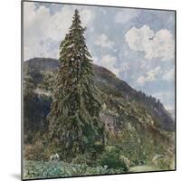 The Old Spruce in Bad Gastein, 1899-Rudolf von Alt-Mounted Giclee Print