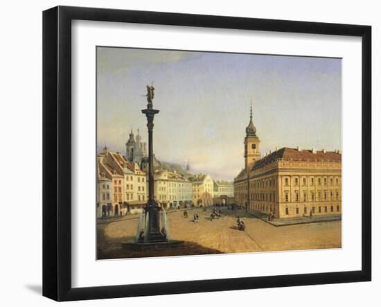 The Old Square in Warsaw, Poland 19th Century-Jan van Grevenbroeck-Framed Giclee Print