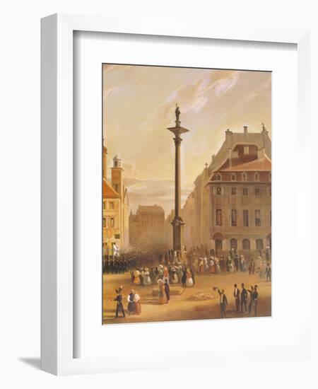 The Old Square-Marcin Zaleski-Framed Giclee Print