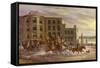 The Old Star and Garter, Richmond Hill-J.C. Maggs-Framed Stretched Canvas