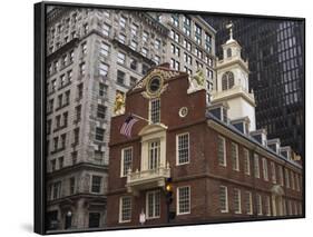 The Old State House, Built in 1713, Boston, Massachusetts, New England, USA-Amanda Hall-Framed Photographic Print