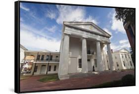 The Old State House Museum Exterior, Little Rock, Arkansas, USA-Walter Bibikow-Framed Stretched Canvas