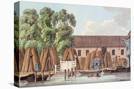 The Old Steel Yard, 1798-Charles Tomkins-Stretched Canvas