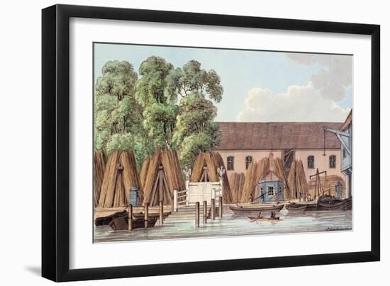 The Old Steel Yard, 1798-Charles Tomkins-Framed Giclee Print