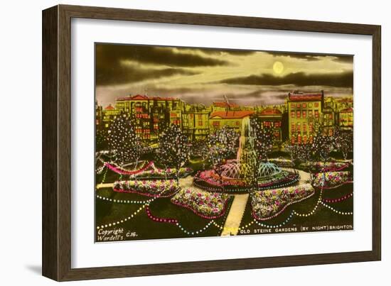 The Old Steine Gardens, Brighton, Sussex, C1940-null-Framed Giclee Print