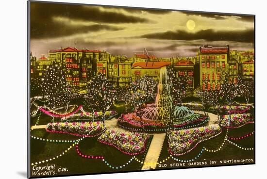 The Old Steine Gardens, Brighton, Sussex, C1940-null-Mounted Giclee Print