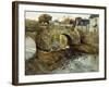 The Old Stone Bridge-Fritz Thaulow-Framed Giclee Print