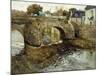 The Old Stone Bridge-Fritz Thaulow-Mounted Giclee Print