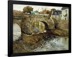 The Old Stone Bridge-Fritz Thaulow-Framed Giclee Print