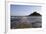 The Old Stone Causeway Leading to St. Michaels Mount Submerged by the Incoming Tide-Simon Montgomery-Framed Photographic Print