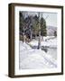 The Old Stone Wall-George Gardner Symons-Framed Giclee Print