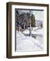 The Old Stone Wall-George Gardner Symons-Framed Giclee Print
