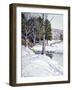 The Old Stone Wall-George Gardner Symons-Framed Giclee Print