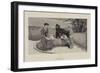 The Old Story-Sir Lawrence Alma-Tadema-Framed Giclee Print