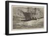 The Old Style and the New, a Three-Decker and a Torpedo Boat Off Portsmouth-William Lionel Wyllie-Framed Giclee Print