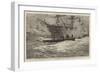 The Old Style and the New, a Three-Decker and a Torpedo Boat Off Portsmouth-William Lionel Wyllie-Framed Giclee Print