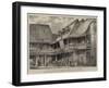 The Old Tabard Inn, Southwark, Shortly to Be Pulled Down-Henry William Brewer-Framed Giclee Print