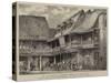 The Old Tabard Inn, Southwark, Shortly to Be Pulled Down-Henry William Brewer-Stretched Canvas