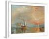 The Old Temeraire Tugged to Her Last Berth-J. M. W. Turner-Framed Giclee Print