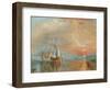 The Old Temeraire Tugged to Her Last Berth-J. M. W. Turner-Framed Giclee Print