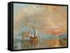 The Old Temeraire Tugged to Her Last Berth-J. M. W. Turner-Framed Stretched Canvas