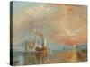 The Old Temeraire Tugged to Her Last Berth-J. M. W. Turner-Stretched Canvas