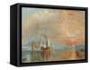 The Old Temeraire Tugged to Her Last Berth-J. M. W. Turner-Framed Stretched Canvas