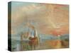 The Old Temeraire Tugged to Her Last Berth-J. M. W. Turner-Stretched Canvas