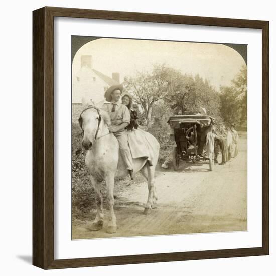 The Old Time Sparking Plug Is the Best after All-Underwood & Underwood-Framed Photographic Print