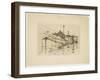 The Old Toll House at Bridgeport (Small Plate), 1888-1889-John Henry Twachtman-Framed Giclee Print