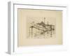 The Old Toll House at Bridgeport (Small Plate), 1888-1889-John Henry Twachtman-Framed Giclee Print