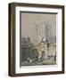 The Old Tower, Cologne Cathedral (Watercolour Heightened with White Bodycolour)-Samuel Prout-Framed Giclee Print