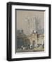 The Old Tower, Cologne Cathedral (Watercolour Heightened with White Bodycolour)-Samuel Prout-Framed Giclee Print