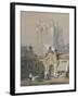 The Old Tower, Cologne Cathedral (Watercolour Heightened with White Bodycolour)-Samuel Prout-Framed Giclee Print