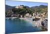 The Old Town Beach at Monterosso Al Mare from the Cinque Terre Coastal Path-Mark Sunderland-Mounted Photographic Print
