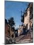 The Old Town Below the Cemetery, Menton, 1890-Emmanuel Lansyer-Mounted Giclee Print
