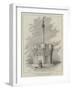 The Old Town Cross of Edinburgh, Restored by Mr Gladstone-Thomas Harrington Wilson-Framed Giclee Print