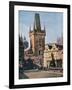 The Old Town End of the King Charles Bridge, Prague, Czech Republic, 1943-null-Framed Giclee Print