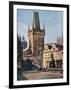 The Old Town End of the King Charles Bridge, Prague, Czech Republic, 1943-null-Framed Giclee Print