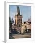 The Old Town End of the King Charles Bridge, Prague, Czech Republic, 1943-null-Framed Giclee Print